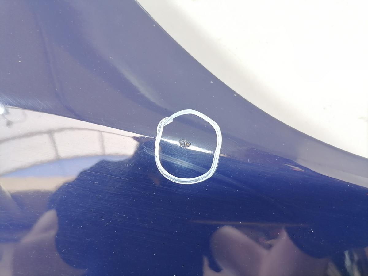 Opel Astra J original Kotfl&uuml;gel vorn rechts Z20Z Royalblau Bj.2012